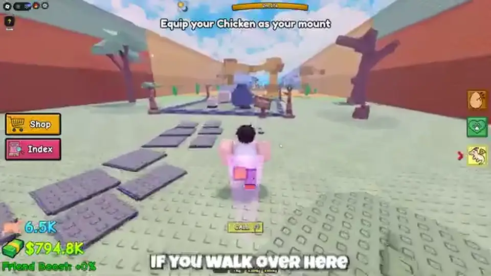 Call A Pet later biome approach on the nest path